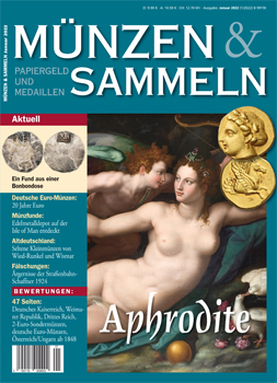 Münzen & Sammeln Ausgabe 01/2022 - Cover