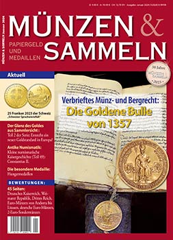 Münzen & Sammeln Ausgabe 01/2024 - Cover