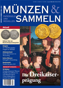 Münzen & Sammeln Ausgabe 03/2022 - Cover
