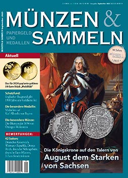 Münzen & Sammeln Ausgabe 09/2023 - Cover