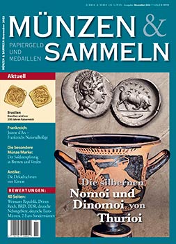 Münzen & Sammeln Ausgabe 11/2022 - Cover