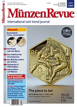 MünzenRevue Ausgabe 02/2024 - Cover