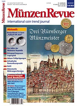 MünzenRevue Ausgabe 07+08/2023 - Cover