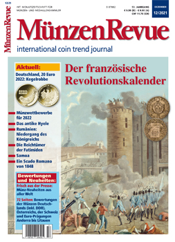 MünzenRevue Ausgabe 12/2021 - Cover