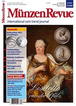 MünzenRevue Ausgabe 12/2022 - Cover